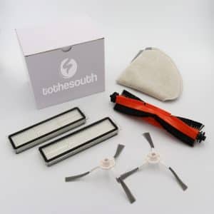 To the South® Onderhoudsset geschikt voor Dreame F9 Pro. 1 hoofdborstel, 2 zijborstels, 2 dweilen en 2 HEPA Filters.