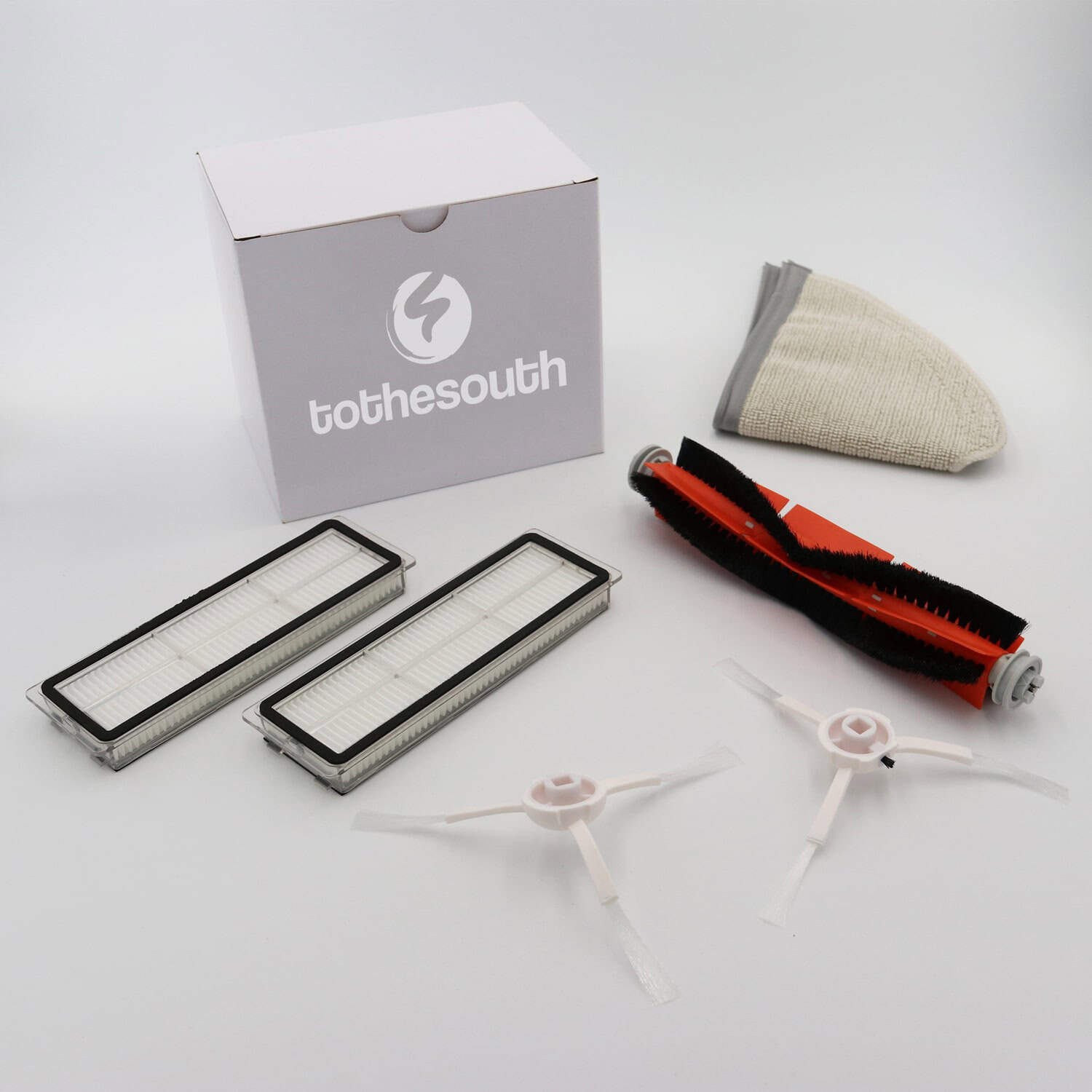 To the South® Onderhoudsset geschikt voor Dreame F9 1 hoofdborstel, 2 zijborstels, 2 dweilen en 2 HEPA Filters.