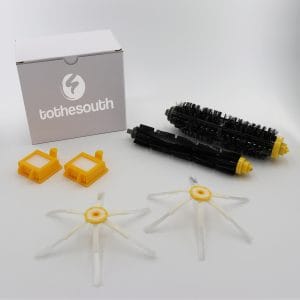 To the South® Onderhoudsset geschikt voor iRobot Roomba 790. Hoofdborstel, Rubberen hoofdborstel, zijborstels, dweilen, HEPA Filters en stofzuigerakken.