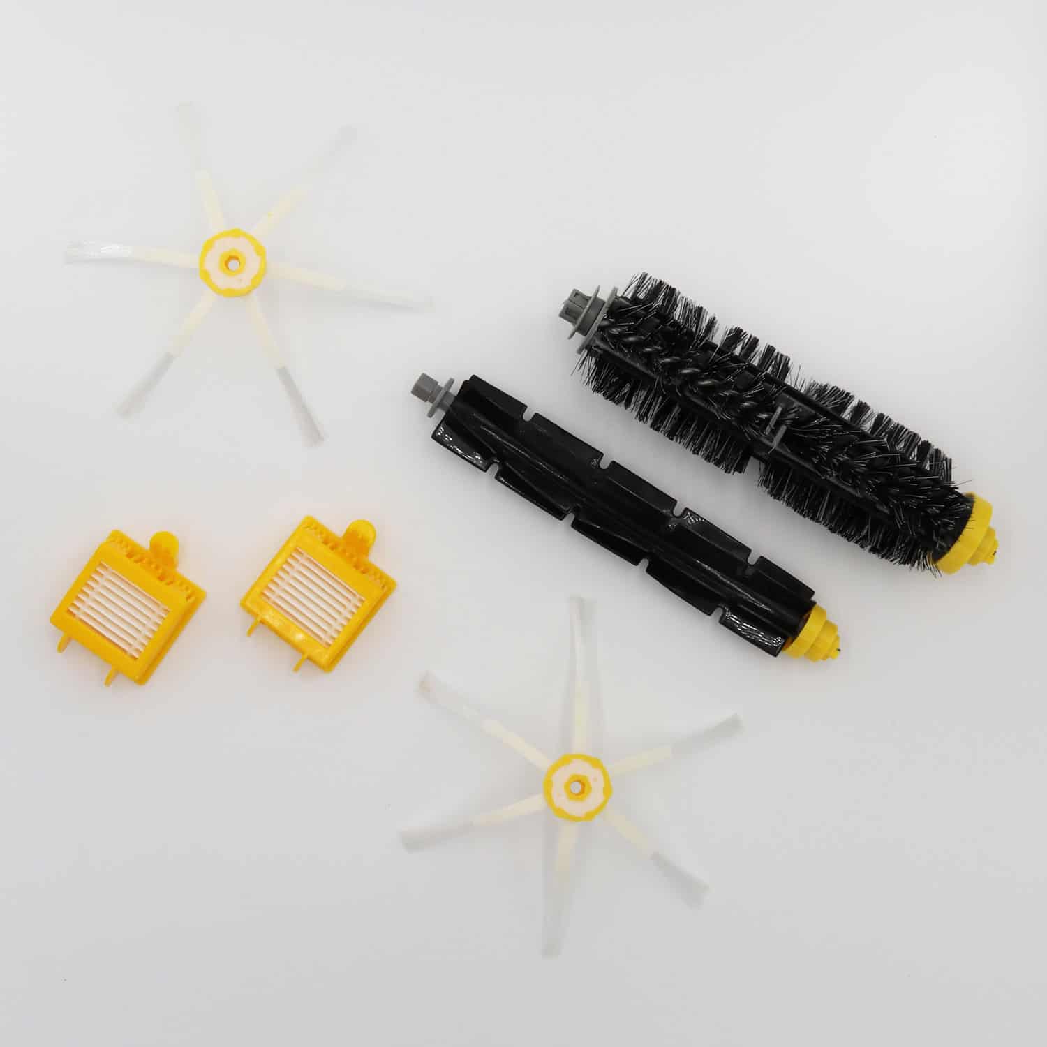 To the South® Onderhoudsset geschikt voor iRobot Roomba 785 & 785 PET. Hoofdborstel, Rubberen hoofdborstel, zijborstels, dweilen, HEPA Filters en stofzuigerakken.