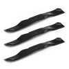 To the South® 35.8 cm Mulchmes geschikt voor Husqvarna (Rider), Jonsered, McCulloch, Partner & Zenoah voor een 94cm maaidek (set van 3 messen)