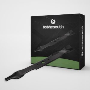 To the South® 49cm Mulchmes geschikt voor o.a. Husqvarna, Electrolux & AYP. Set van 2 grasmaaier messen.