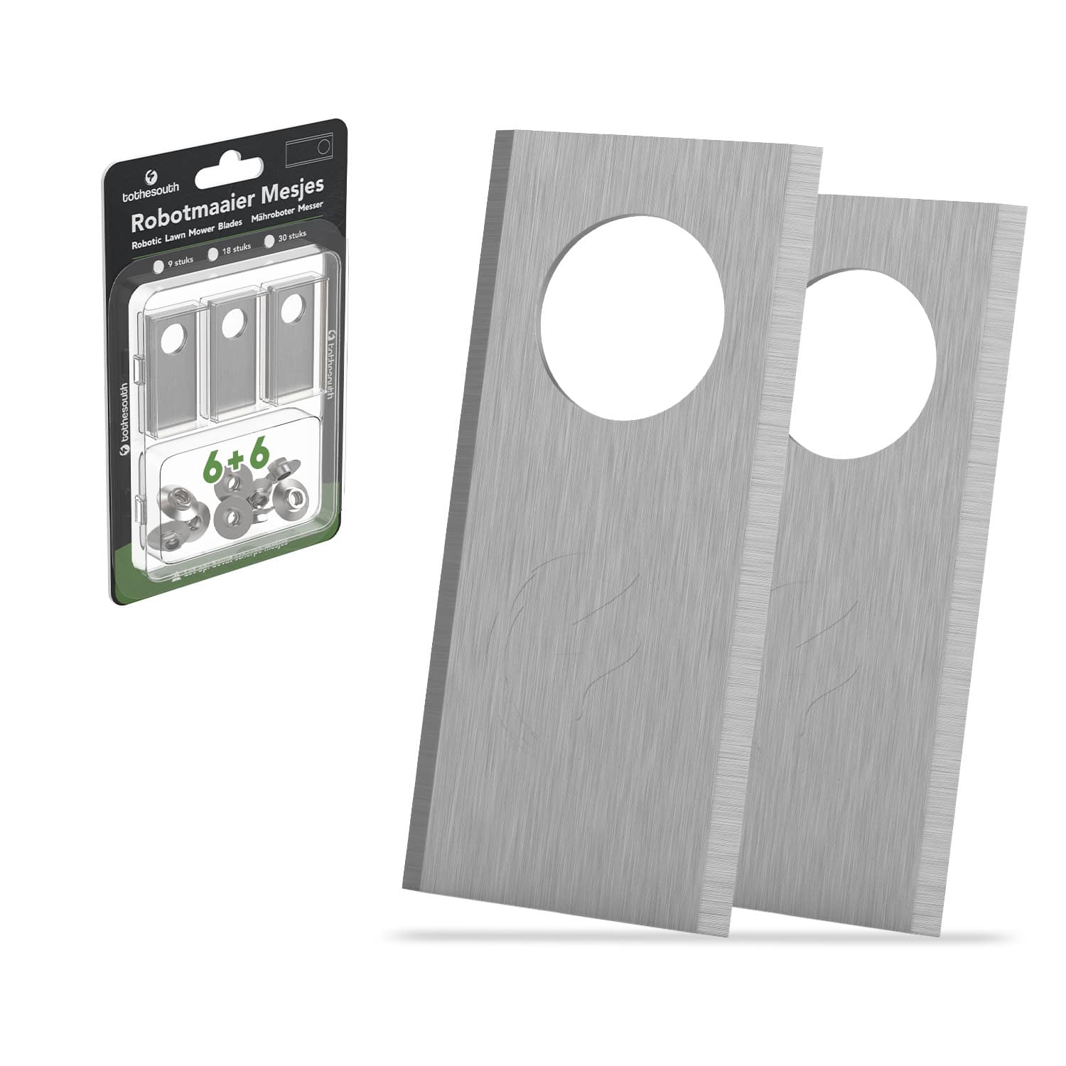 To the South Universele Robotmaaier Mesjes geschikt voor Honda Miimo HRM 310, 520 & 3000 - 6 stuks