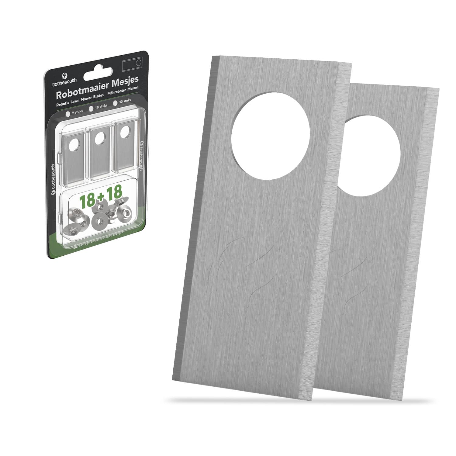 To the South Universele Robotmaaier Mesjes geschikt voor Honda Miimo HRM 310, 520 & 3000 18 Stuks