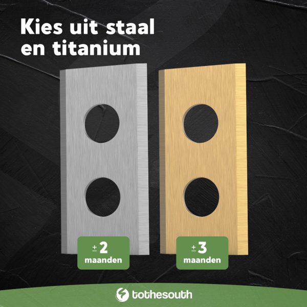 To the South® Universele Robotmaaier Mesjes geschikt voor Worx Landroid, Central Park, Einhell, Fuxtec, Grouw, Güde, Kress, LandXcape, NAC, Orbex, Parkside, Scheppach, Texas, Zoef, Mowox, Practixx, Ecovacs & Ferrex R800 Smart - titanium of staal