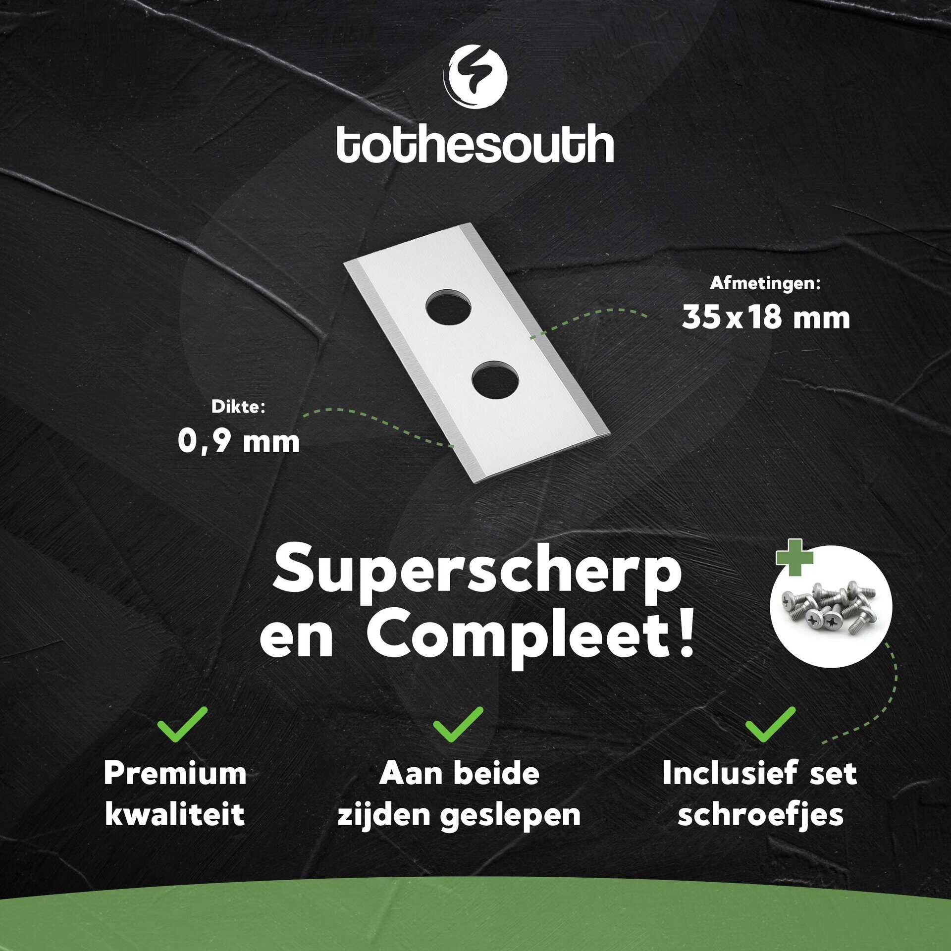 To the South® Universele Robotmaaier Mesjes geschikt voor Mammotion LUBA & YUKA - Afbeelding 3