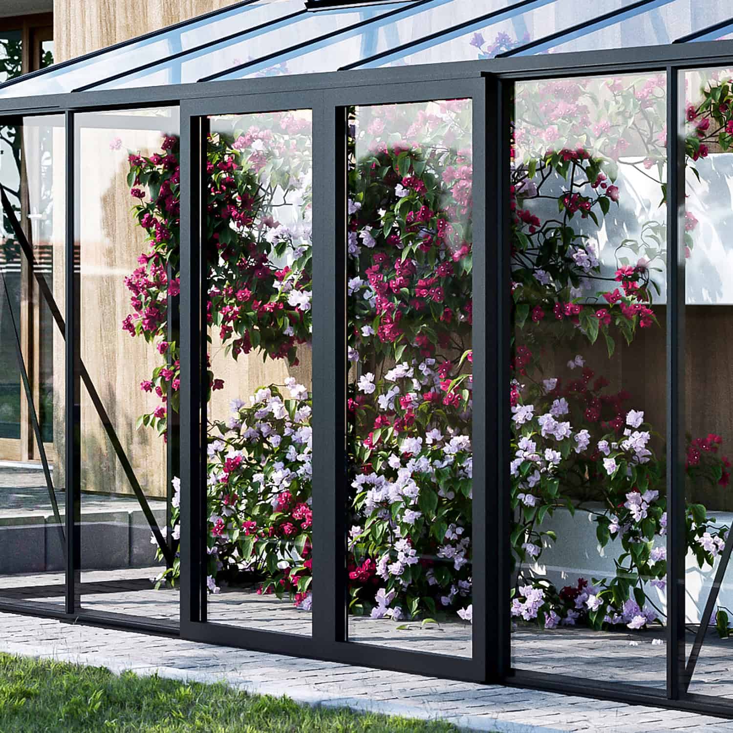 To the South® premium muurkas - inclusief 4mm gehard veiligheidsglas - Afbeelding 2