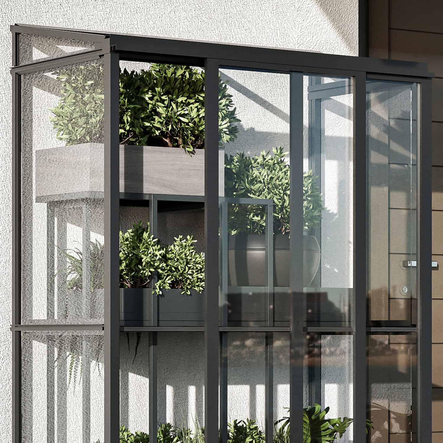 To the South® premium muurkas mini - inclusief 4mm gehard veiligheidsglas - Afbeelding 2