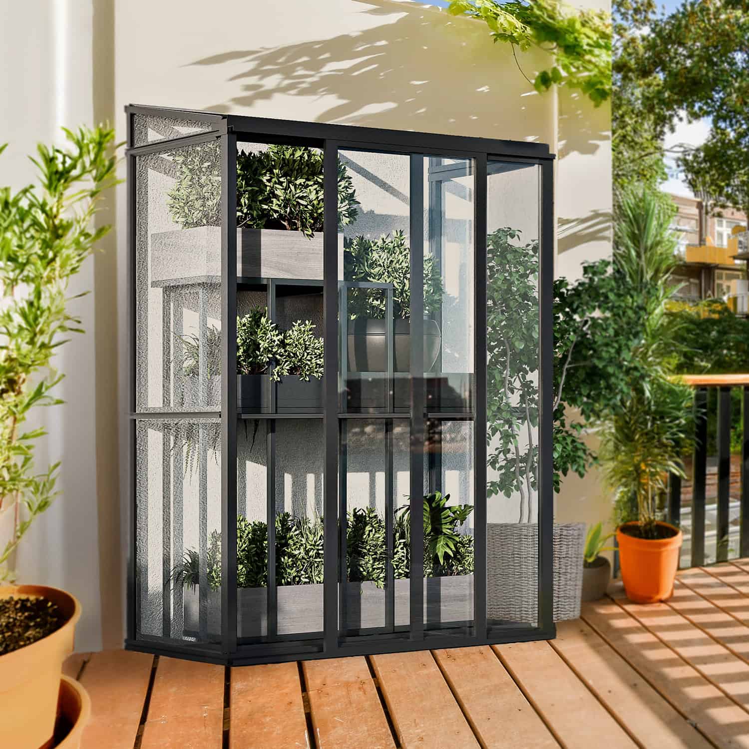 To the South® premium muurkas mini - inclusief 4mm gehard veiligheidsglas - Afbeelding 4