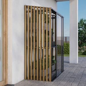 Alternative view of To the South® premium muurkas mini met Accoya hout - inclusief 4mm gehard veiligheidsglas