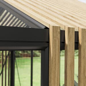 To the South® Premium Tuinkas – Classic Accoya Hout inclusief 4mm gehard veiligheidsglas