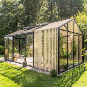 To the South® Premium Tuinkas – Classic Accoya Hout inclusief 4mm gehard veiligheidsglas