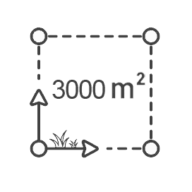 Draadloze robotmaaier tot 3000 vierkante meter