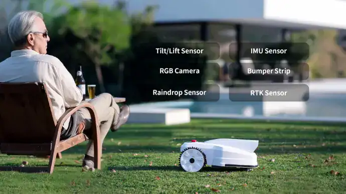 De FV2000 is uitgerust met meerdere sensoren